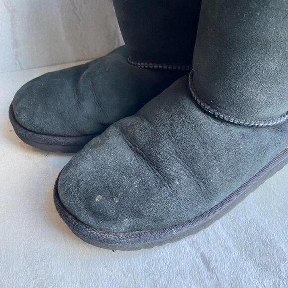 ** UGG kids size 4 women’s 5.5 Bailey bow black boots - Picture 4 of 10